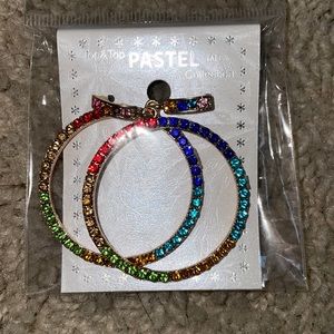 Pride rainbow earrings